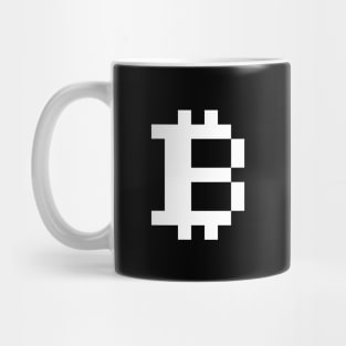 Bitcoin Symbol Pixel Art Mug